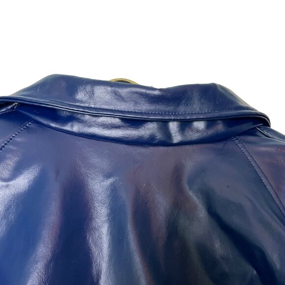 VTG Superman Varsity Jacket Mens XXL Blue Red & White Stripes Justice League USA - Picture 16 of 16